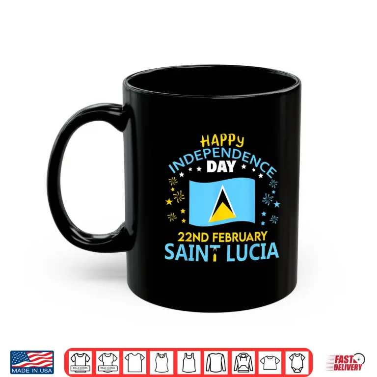 Mug Saint Lucia 45th Independence Day Lucian Pride St Lucia Flag Shirt