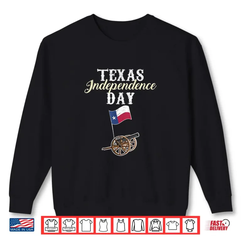 Sweatshirt Texas Independence Day Historical State Shirt
