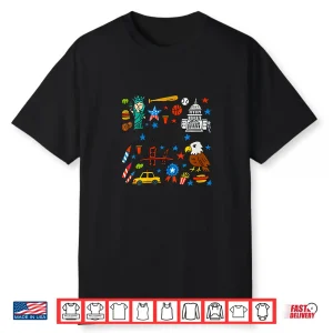 Vintage 250 Years America Anniversary 250Th Independence Day Shirt