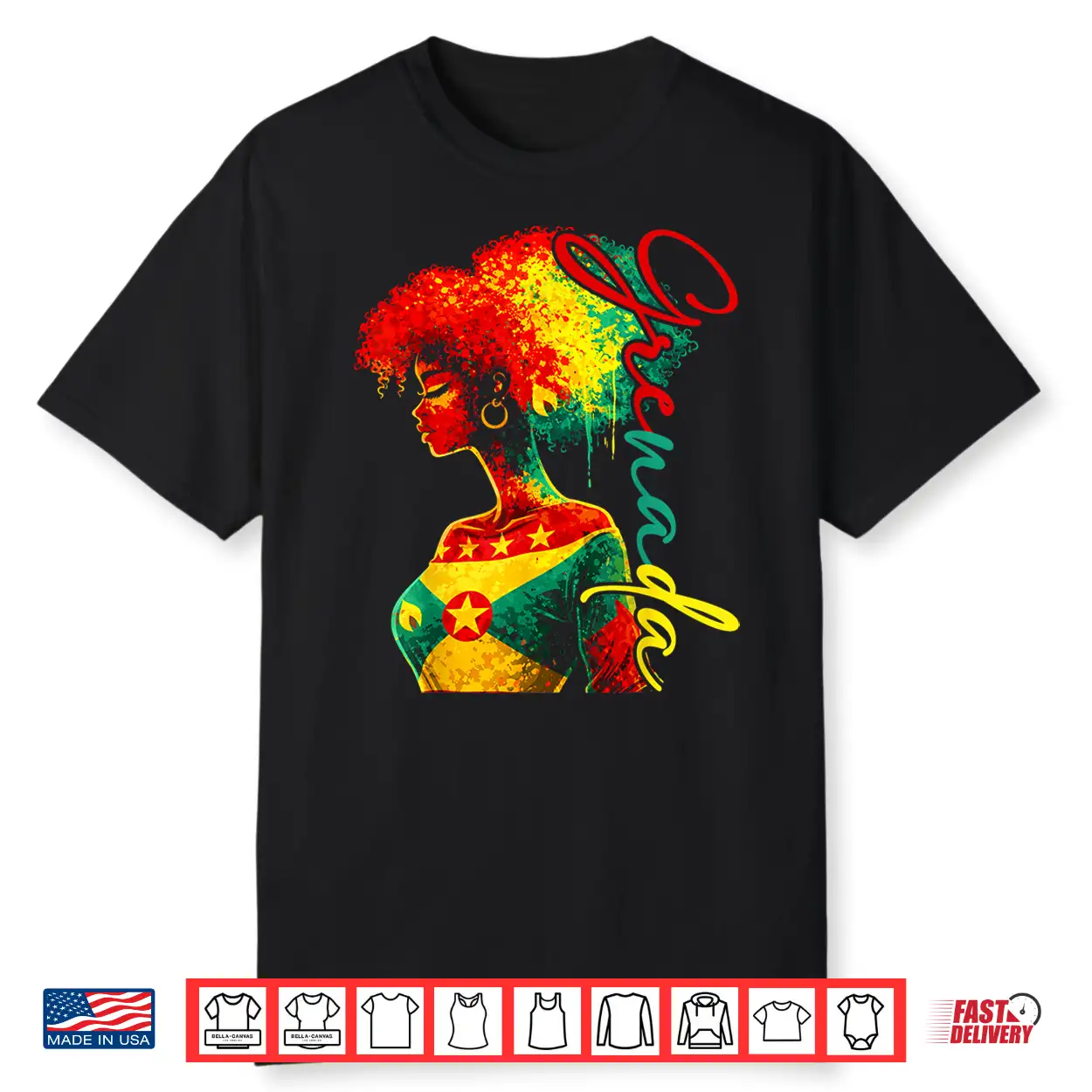 Grenada Flag Grenadian Girl Proud Pride Patriotic Womens Shirt Grenada Flag Grenadian Girl Proud Pride Patriotic Womens Shirt