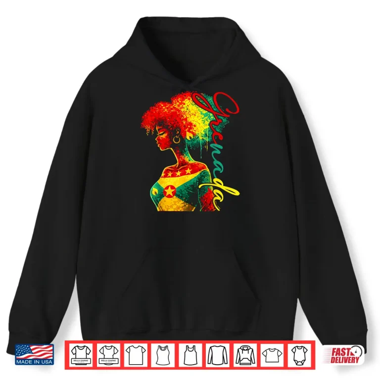 Grenada Flag Grenadian Girl Proud Pride Patriotic Womens Shirt 1 Hoodie Grenada Flag Grenadian Girl Proud Pride Patriotic Womens Shirt