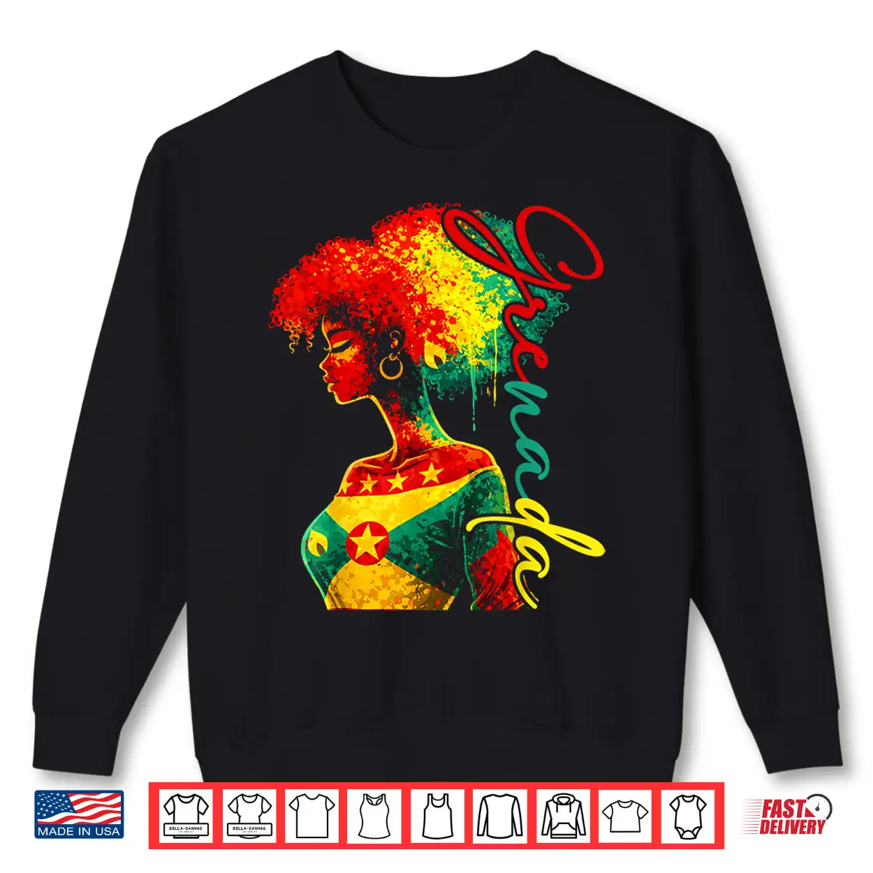 Grenada Flag Grenadian Girl Proud Pride Patriotic Womens Shirt Grenada Flag Grenadian Girl Proud Pride Patriotic Womens Shirt