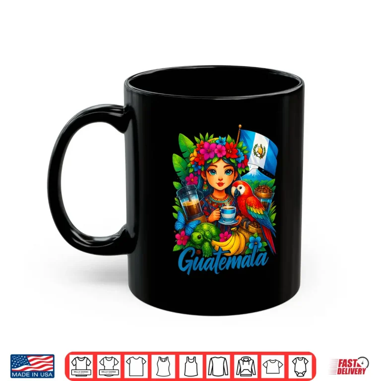 Mug Guatemalan Flag Guatemala Women Hispanic Siesta Pride Shirt