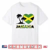 Jamaican Flag Heart Kids Jamaica Independence Day Boys Girls Shirt