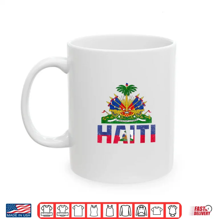 Mug Haiti Independence Haitian Flag Day Haiti Flag Women Men Shirt