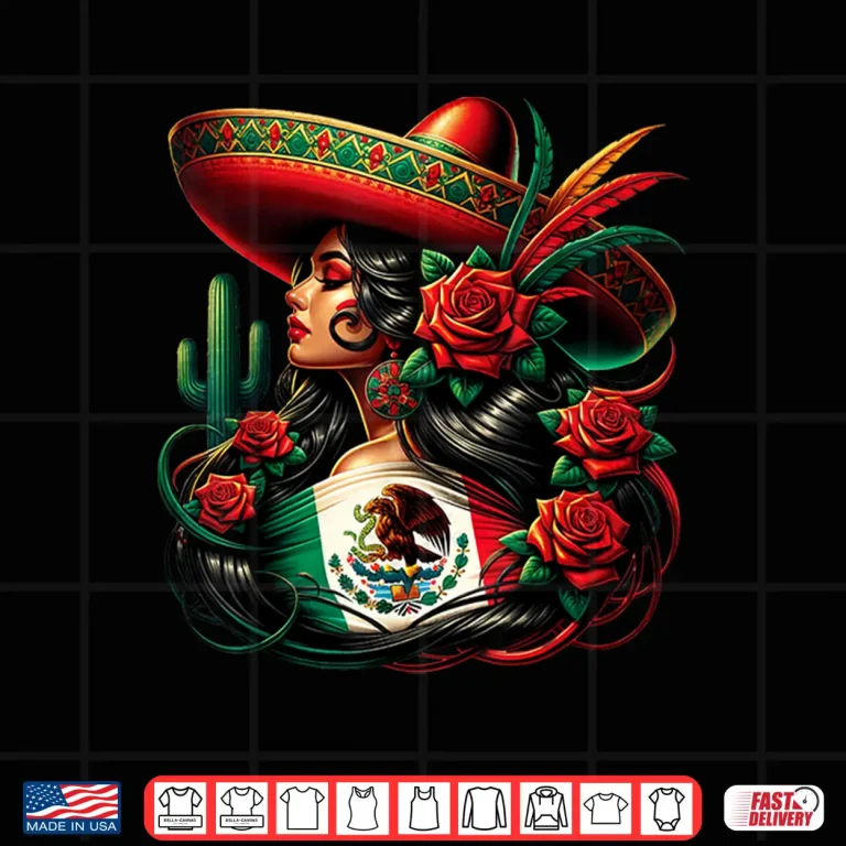Design Mexico Flag Mexican Hispanic Siesta Pride Viva Mexico Women Shirt