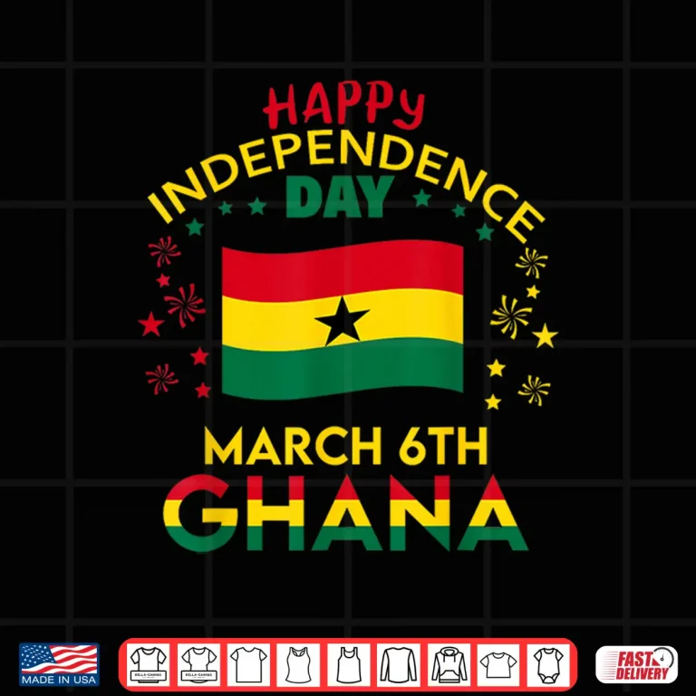 Design Ghana 68th Independence Day Ghanaian Pride Ghana Flag Shirt 1