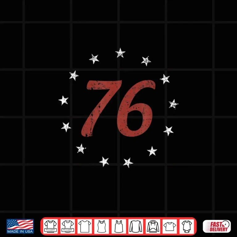 Design Retro 4th of July Independence Day The Spirit 76 Shirt 1