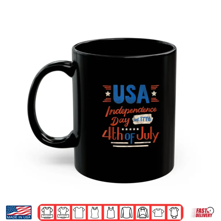 Mug Happy 4th Of July Independence Day USA 4th Of July 1776 Shirt