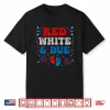 Red White And Due 4Th Of July Pregnancy Dress Baby Reveal Shirt