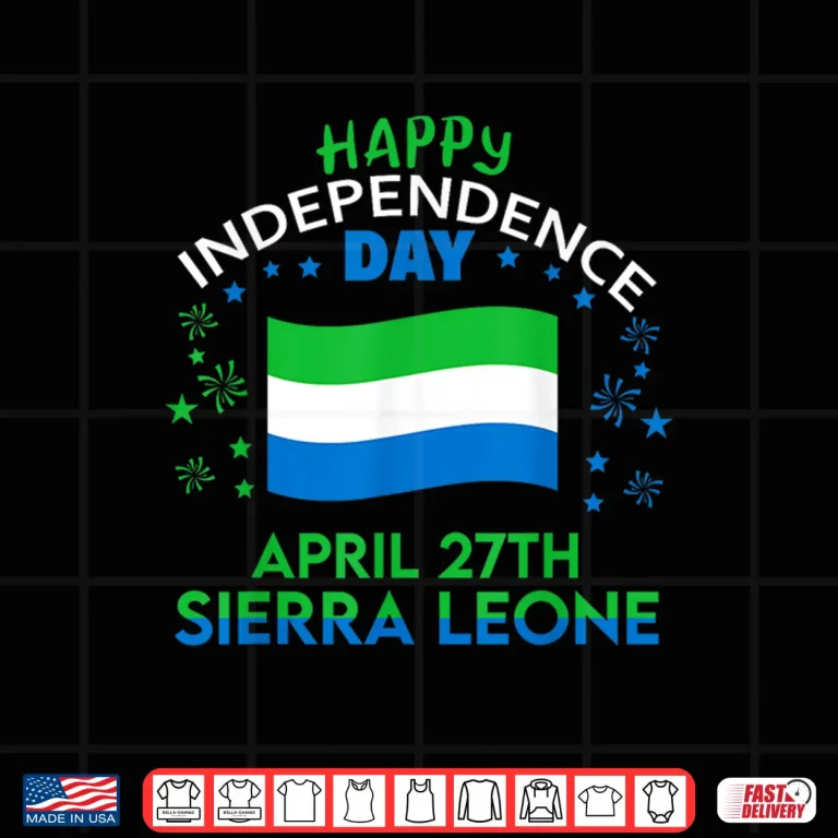 Design Sierra Leone 64th Independence Day Sierra Leonean Pride Shirt