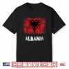 Black-T-Shirt-Albanian Patriot Gift Albania Independence Day Albanian Flag Shirt