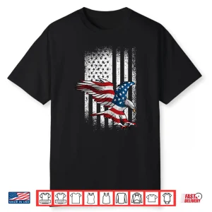 Black-T-Shirt-American Flag Eagle 4Th Of July Independence Day Patriotic Shirt