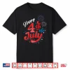 Black-T-Shirt-Happy 4Th Of July Cool Independence Day Patriotic American Shirt