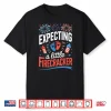 4Th Of July Pregnancy Expecting A Little Firecracker Mom Dad Shirt