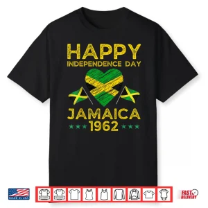 Black-T-Shirt-Independence Day Jamaican Shirts Women Men Jamaica Shirt Shirt