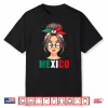 Black-T-Shirt-Mexico Girl Mexico Flag For Women Patriotic Mexican Girl Shirt