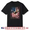 Black-T-Shirt-Patriotic Eagle 4Th Of July Usa American Flag Shirt