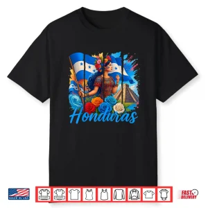Honduran Flag Copan Honduras Trip Family Vacation Men Women Shirt