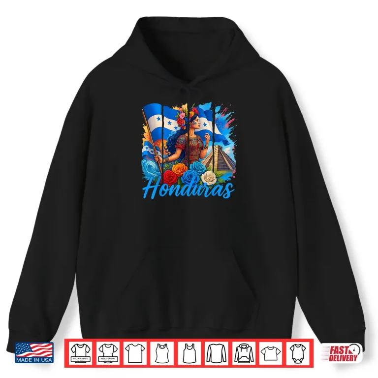 Hoodie Honduran Flag Copan Honduras Trip Family Vacation Men Women Shirt