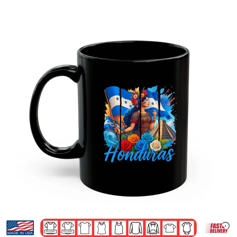 Mug Honduran Flag Copan Honduras Trip Family Vacation Men Women Shirt