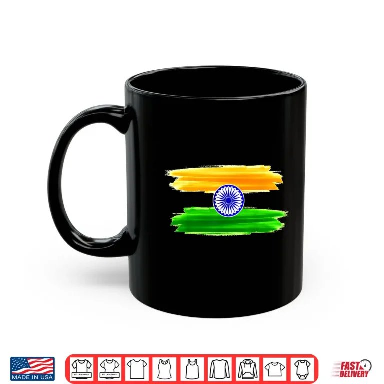 Mug India Independence Day 15 August 1947 Indian Flag Patriotic Shirt