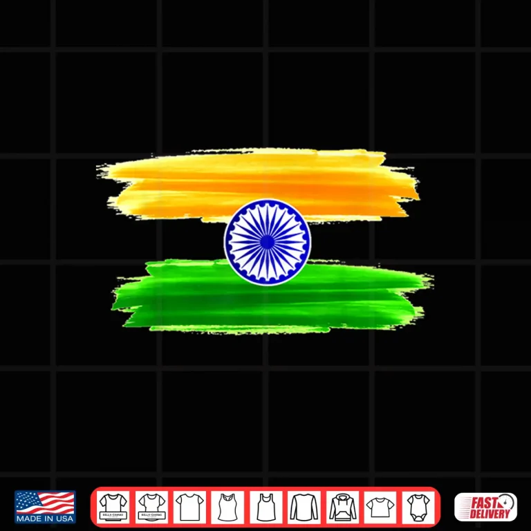 Design India Independence Day 15 August 1947 Indian Flag Patriotic Shirt