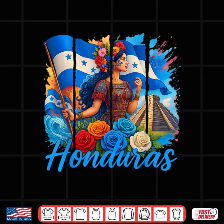 Design Honduran Flag Copan Honduras Trip Family Vacation Men Women Shirt
