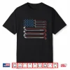 Golf Clubs Usa Flag Red White And Blue Shirt