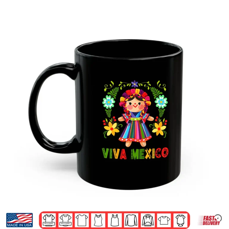 Mug Kids Viva Mexico Shirt Little Girls Kids Toddler Mexican Mexicana Shirt