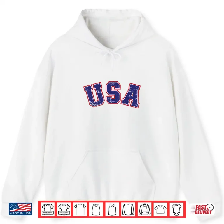 Hoodie USA team for patriotic Independence day on 4th of July Shirt