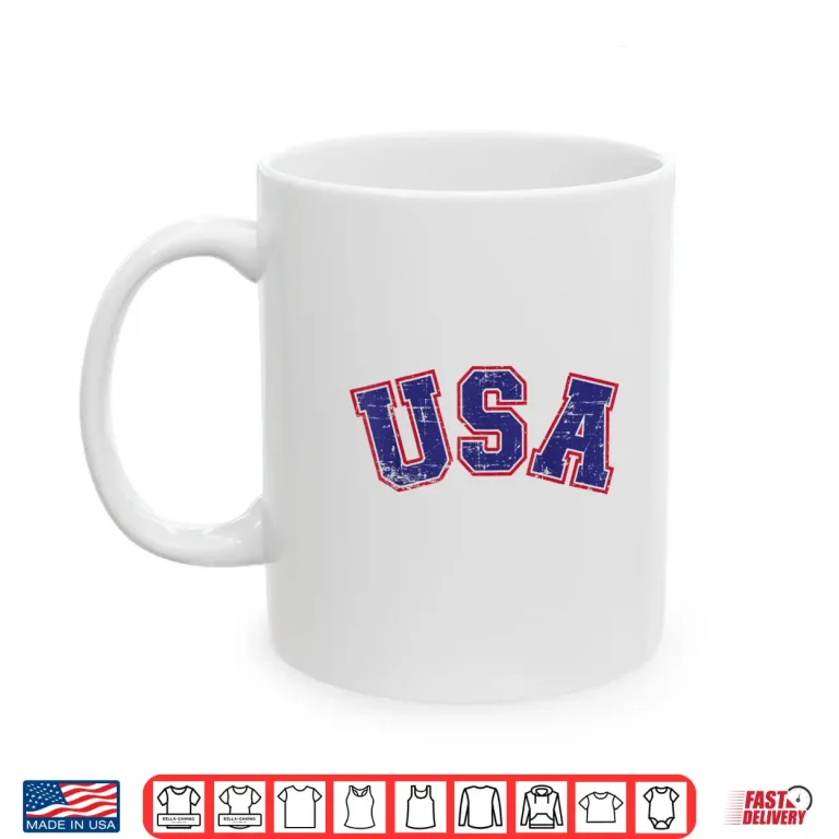 Mug USA team for patriotic Independence day on 4th of July Shirt