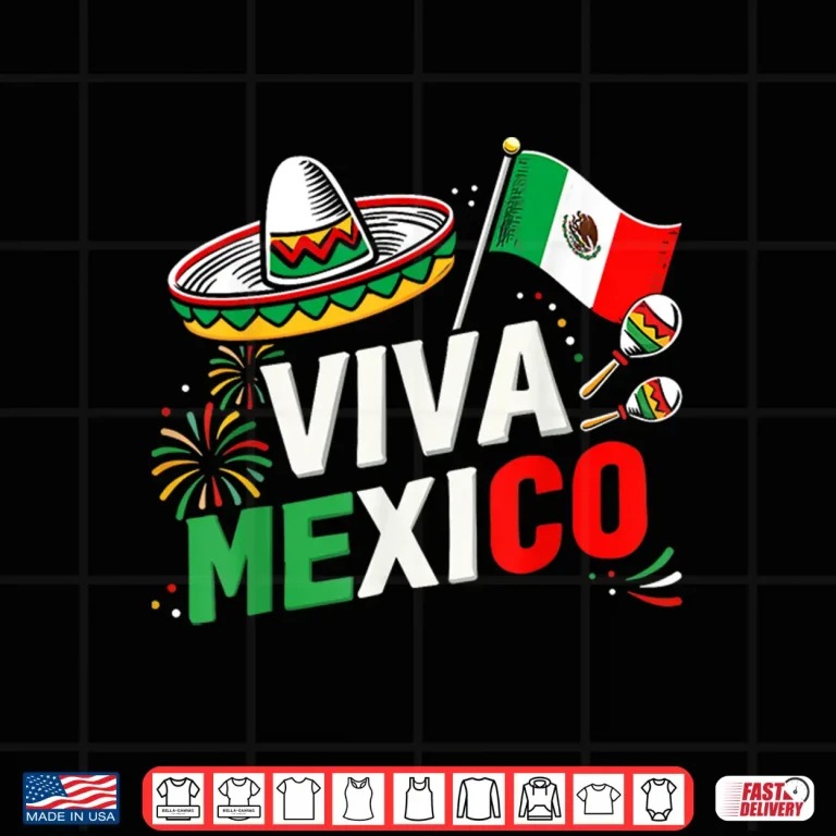 Design Viva mexico for mexican independence day and cinco de mayo Shirt