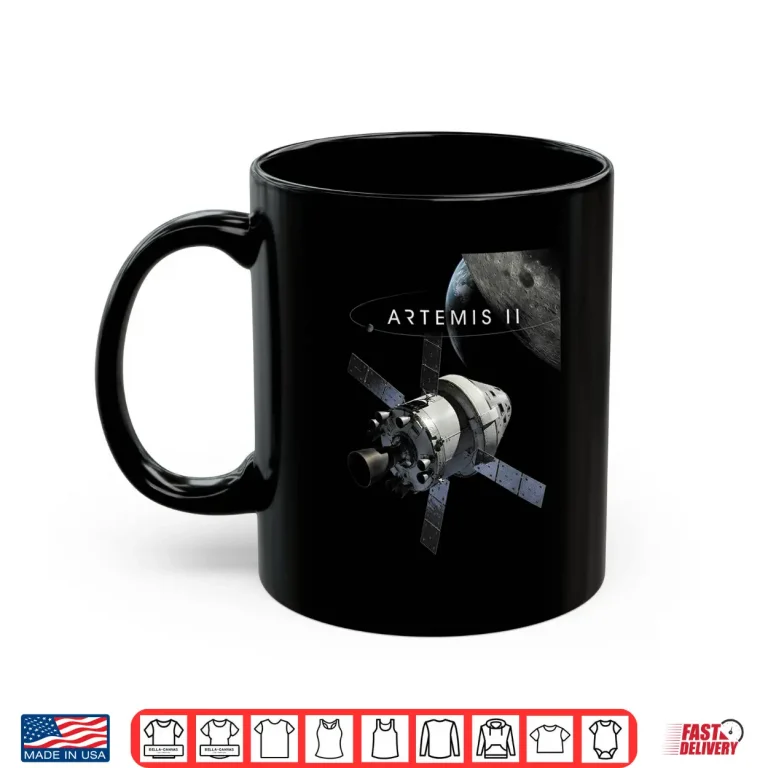 Mug Artemis 2 2026 Rocket Launch Mission to The Moon Artemis 2 Shirt