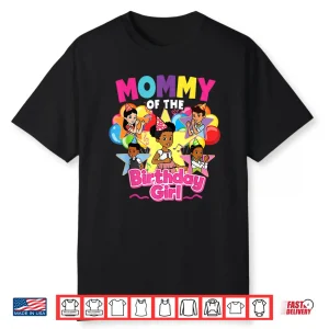 Mommy Birthday Girl Gracie Pink Doll Family Decorations Shirt