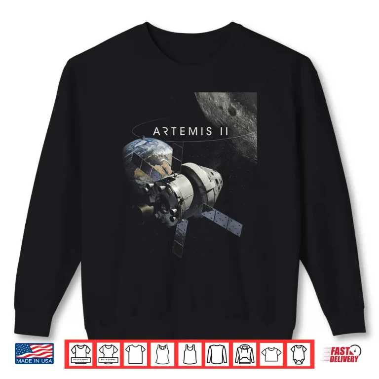 Sweatshirt Artemis Two Twenty Twenty Six Rocket Launch Mission Shirt