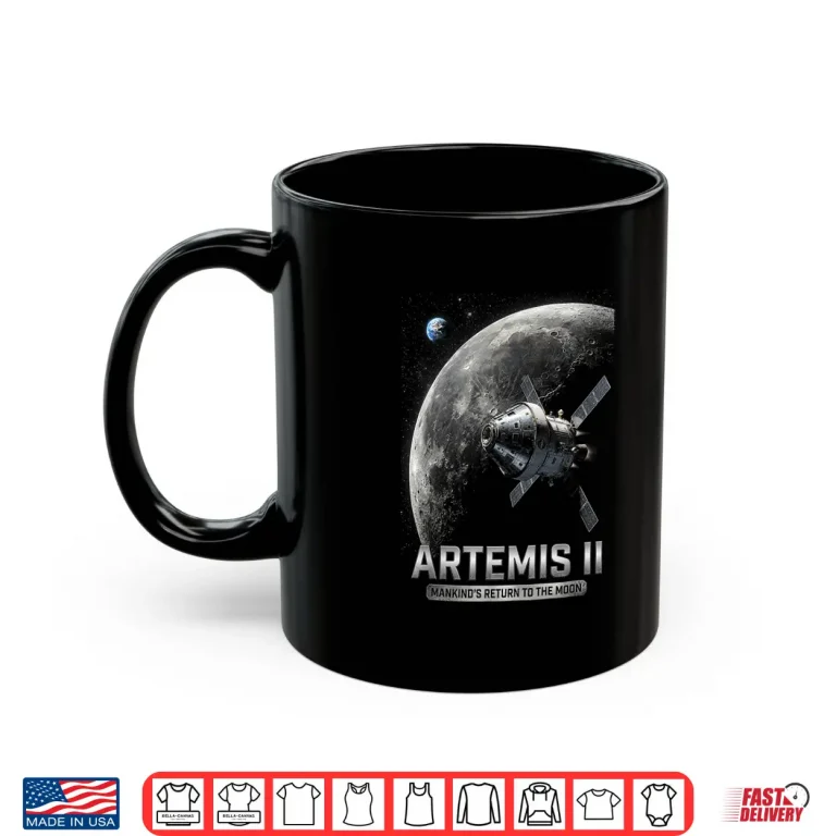 Mug Artemis Twenty Twenty Six Rocket Launch Mission Shirt