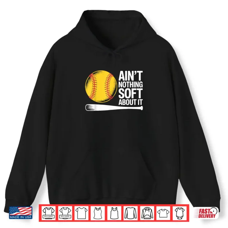 Hoodie Best Softball Art for Men Women Fastpitch Softball Player Shirt