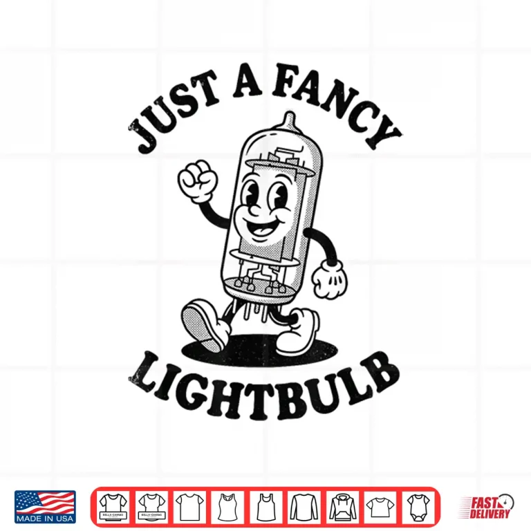 Design Just A Fancy Lightbulb Vintage Rubber Hose Vacuum Tube Amp Shirt