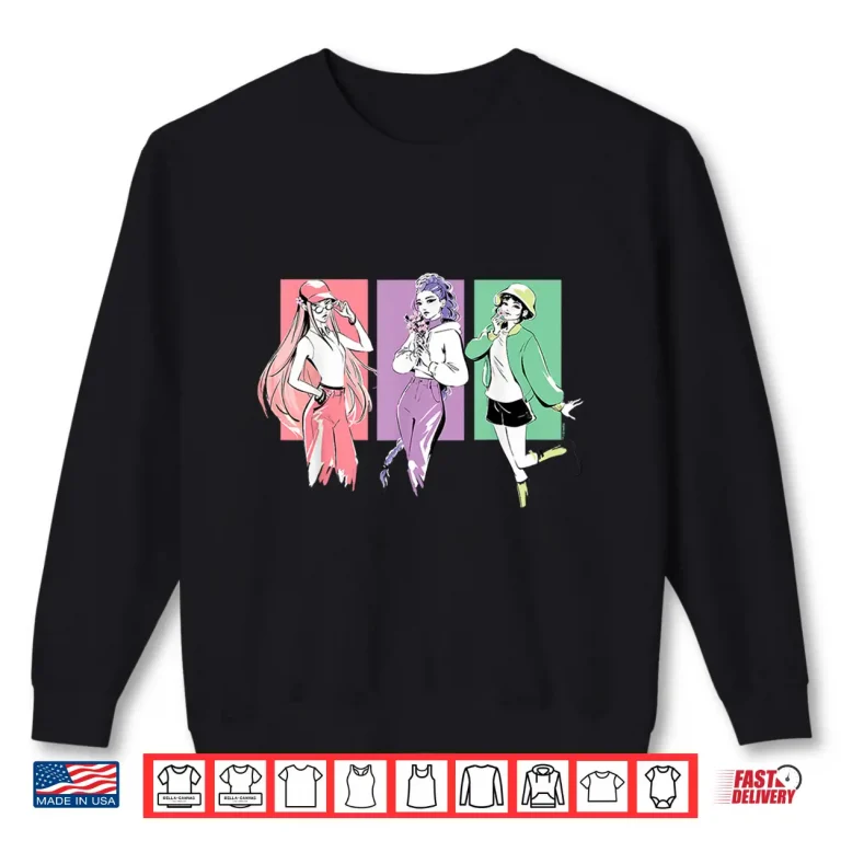 Sweatshirt Kpop Demon Hunters Spring Ink Officially Licensed Shirt