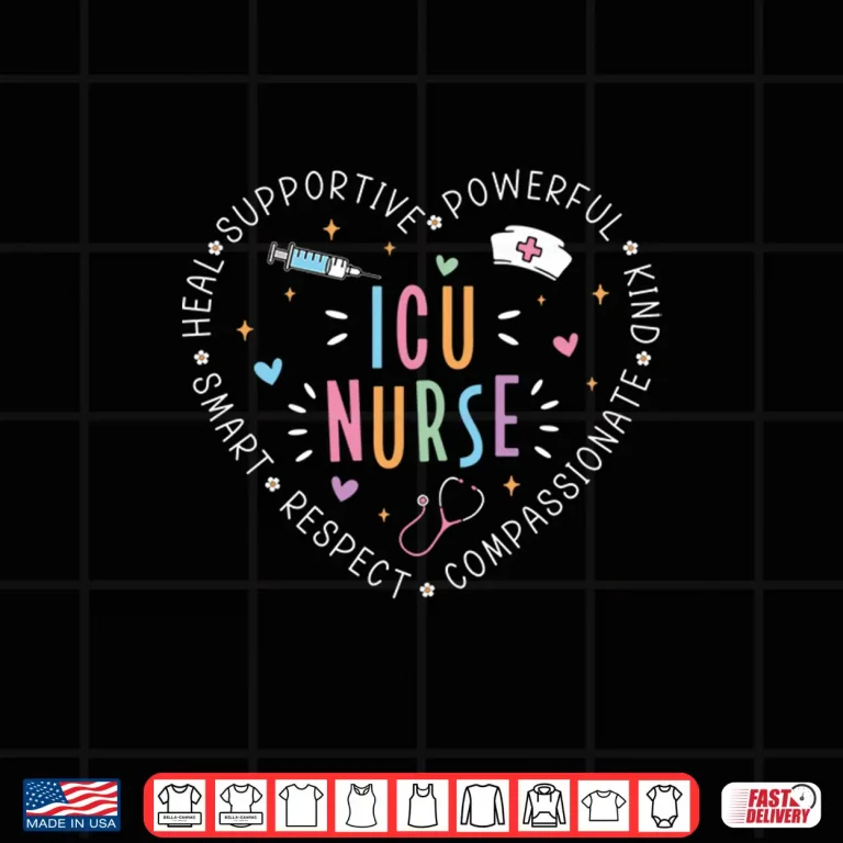 Design Womens ICU Nurse Shirt Intensive Care Unit Nurse Week 2026 Shirt
