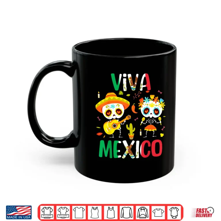 Mug Viva Mexico Shirt Women Boys Girls Kids Mexican Flag Fiesta Shirt 1