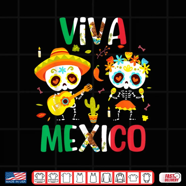 Design Viva Mexico Shirt Women Boys Girls Kids Mexican Flag Fiesta Shirt 1