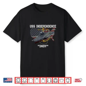 Aircraft Carrier Uss Independence Cv 62 Cva 62 Veterans Day Shirt