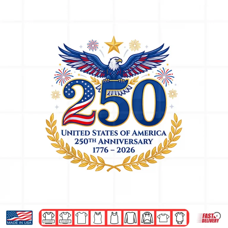 Design 250th Anniversary USA 1776 2026 Independence Day 4th of July Shirt