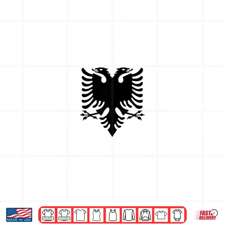 Design Albania Independence Day National Flag Albanian Eagle Shirt