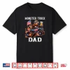 Monster Truck Dad Racing Bigfoot Beer Usa Flag Patriotic Shirt