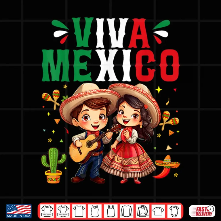 Design Viva Mexico Mexican Independence Day Shirt
