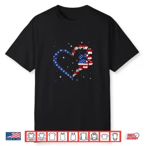American Flag Patriotic Dog Cat Paw Print 4Th Of July Shirt