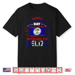 Belize 43Rd Independence Day Belizean Pride Belize Flag Shirt